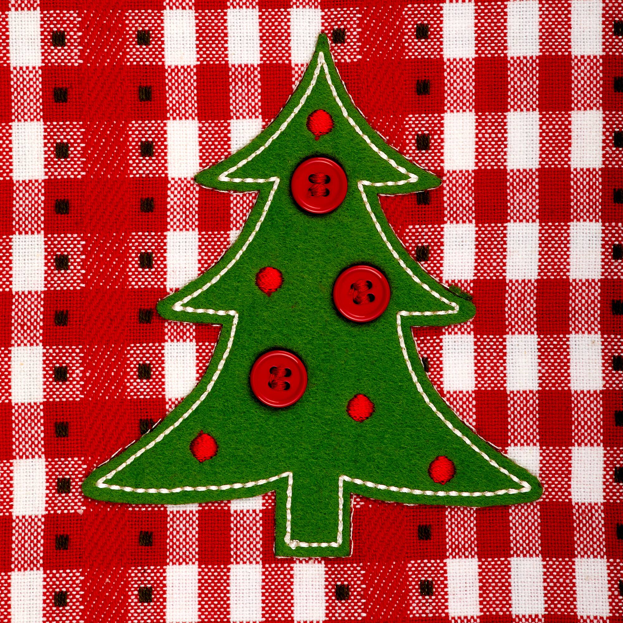 DII® Embellished Jolly Tree Placemats, 4ct.